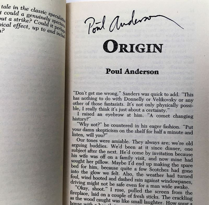 Jim Baen Collection: New Destinies Paperback Magazine: Vol I (Collector's Edition), Vol II & Vol VII - Multiple Signatures: Jim Baen, Poul Anderson, Joel Rosenberg, Doug Beason, G. Harry Stine, Gregory Benford, Harry Turtledove, Dean Ing, etc. [Photo 31]