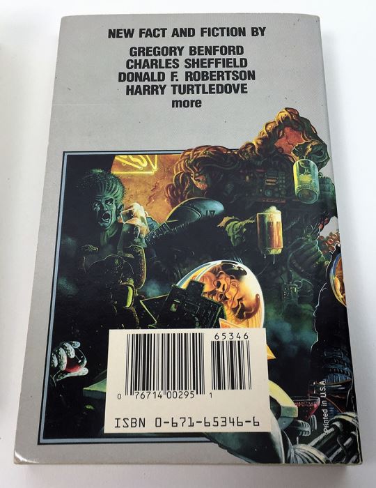 Jim Baen Collection: New Destinies Paperback Magazine: Vol I (Collector's Edition), Vol II & Vol VII - Multiple Signatures: Jim Baen, Poul Anderson, Joel Rosenberg, Doug Beason, G. Harry Stine, Gregory Benford, Harry Turtledove, Dean Ing, etc. [Photo 19]