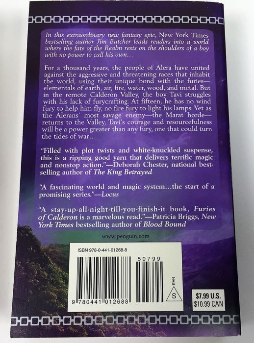 Jim Butcher Collection: Dresden Files Series (Book 1,3,4,5,6): Storm Front, Grave Peril, Summer Knight, Blood Rites & Death Masks; Codex Alera Series (Book 1): Furies of Calderon - Signed by Jim Butcher [Photo 34]