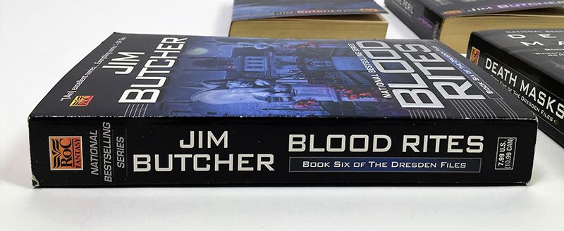 Jim Butcher Collection: Dresden Files Series (Book 1,3,4,5,6): Storm Front, Grave Peril, Summer Knight, Blood Rites & Death Masks; Codex Alera Series (Book 1): Furies of Calderon - Signed by Jim Butcher [Photo 23]