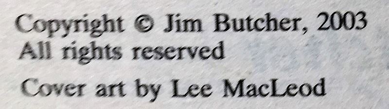 Jim Butcher Collection: Dresden Files Series (Book 1,3,4,5,6): Storm Front, Grave Peril, Summer Knight, Blood Rites & Death Masks; Codex Alera Series (Book 1): Furies of Calderon - Signed by Jim Butcher [Photo 32]
