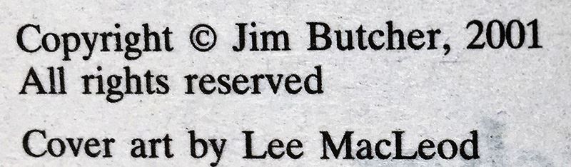 Jim Butcher Collection: Dresden Files Series (Book 1,3,4,5,6): Storm Front, Grave Peril, Summer Knight, Blood Rites & Death Masks; Codex Alera Series (Book 1): Furies of Calderon - Signed by Jim Butcher [Photo 17]