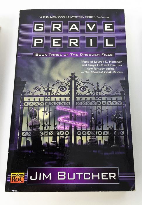 Jim Butcher Collection: Dresden Files Series (Book 1,3,4,5,6): Storm Front, Grave Peril, Summer Knight, Blood Rites & Death Masks; Codex Alera Series (Book 1): Furies of Calderon - Signed by Jim Butcher [Photo 3]