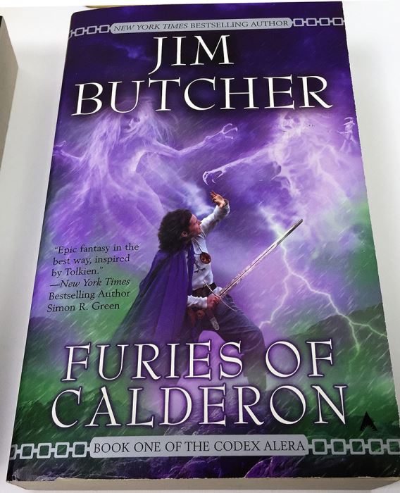 Jim Butcher Collection: Dresden Files Series (Book 1,3,4,5,6): Storm Front, Grave Peril, Summer Knight, Blood Rites & Death Masks; Codex Alera Series (Book 1): Furies of Calderon - Signed by Jim Butcher [Photo 7]
