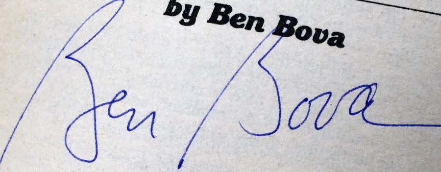 Joe Haldeman Collection: Space Fighters & Super Tanks Compilations - Signed by Lee Correy (G. Harry Stine), Ben Bova, Joe Haldeman & George R.R. Martin [Photo 9]