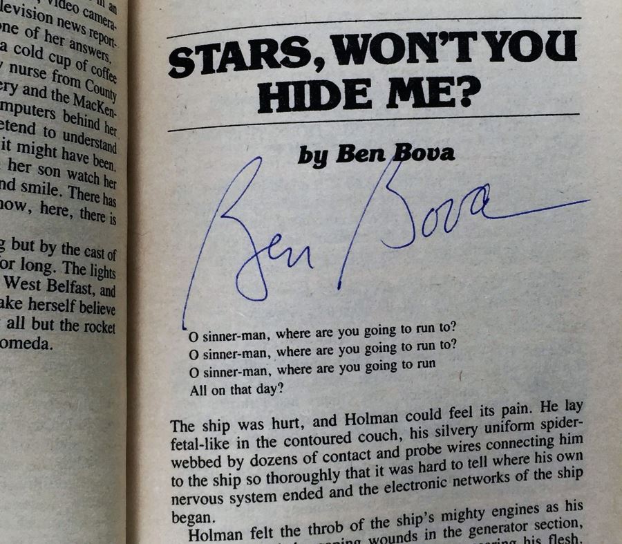 Joe Haldeman Collection: Space Fighters & Super Tanks Compilations - Signed by Lee Correy (G. Harry Stine), Ben Bova, Joe Haldeman & George R.R. Martin [Photo 8]