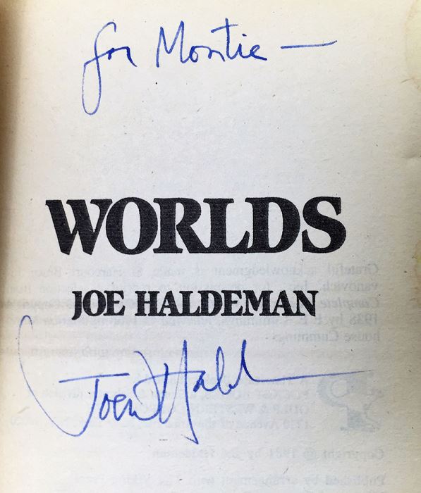 Joe Haldeman Collection: Star Trek Series: Planet of Judgment & World Without End; Mindbridge, The Forever War, Worlds & War Year - Signed by Joe Haldeman [Photo 30]