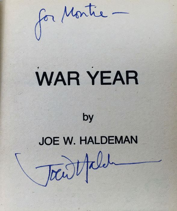 Joe Haldeman Collection: Star Trek Series: Planet of Judgment & World Without End; Mindbridge, The Forever War, Worlds & War Year - Signed by Joe Haldeman [Photo 35]