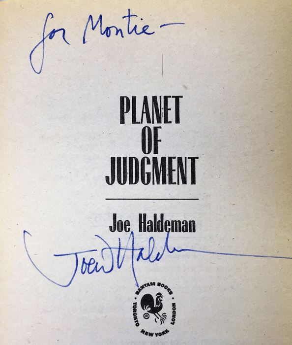 Joe Haldeman Collection: Star Trek Series: Planet of Judgment & World Without End; Mindbridge, The Forever War, Worlds & War Year - Signed by Joe Haldeman [Photo 10]