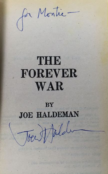 Joe Haldeman Collection: Star Trek Series: Planet of Judgment & World Without End; Mindbridge, The Forever War, Worlds & War Year - Signed by Joe Haldeman [Photo 25]