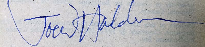 Joe Haldeman Collection: Star Trek Series: Planet of Judgment & World Without End; Mindbridge, The Forever War, Worlds & War Year - Signed by Joe Haldeman [Photo 26]