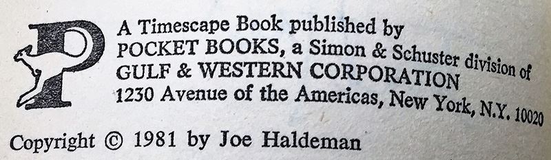 Joe Haldeman Collection: Star Trek Series: Planet of Judgment & World Without End; Mindbridge, The Forever War, Worlds & War Year - Signed by Joe Haldeman [Photo 32]