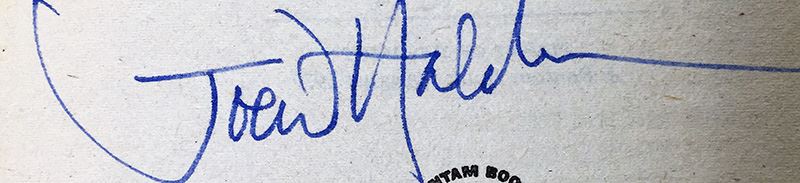 Joe Haldeman Collection: Star Trek Series: Planet of Judgment & World Without End; Mindbridge, The Forever War, Worlds & War Year - Signed by Joe Haldeman [Photo 11]