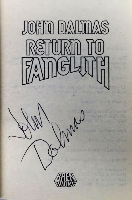 John Dalmas Collection: The Yngling, Homecoming, Fanglith & Return to Fanglith - Signed by John Dalmas [Photo 23]