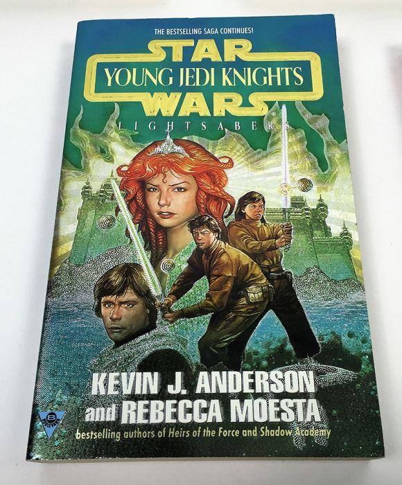 Kevin J. Anderson & Rebecca Moesta Collection: Star Wars: Young Jedi Knights: Heirs of the Force, Shadow Academy, The Lost Ones, Lightsaber & Jedi Under Siege - Signed by Kevin J. Anderson & Rebecca Moesta [Photo 5]