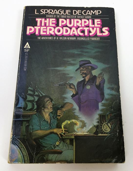 L. Sprague de Camp Collection: The Purple Pterodactlys, The Compleat Enchanter & Lest Darkness Fall; Conan the Liberator & Conan and the Spider God - Signed by L. Sprague de Camp [Photo 2]