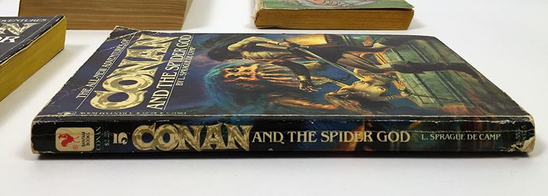 L. Sprague de Camp Collection: The Purple Pterodactlys, The Compleat Enchanter & Lest Darkness Fall; Conan the Liberator & Conan and the Spider God - Signed by L. Sprague de Camp [Photo 28]