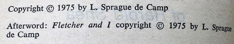 L. Sprague de Camp Collection: The Purple Pterodactlys, The Compleat Enchanter & Lest Darkness Fall; Conan the Liberator & Conan and the Spider God - Signed by L. Sprague de Camp [Photo 16]