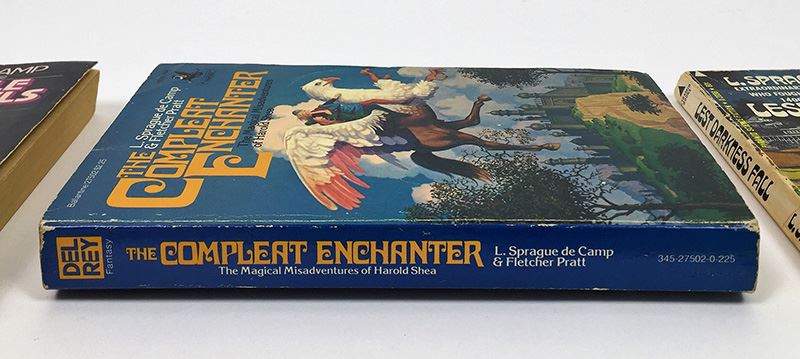 L. Sprague de Camp Collection: The Purple Pterodactlys, The Compleat Enchanter & Lest Darkness Fall; Conan the Liberator & Conan and the Spider God - Signed by L. Sprague de Camp [Photo 12]