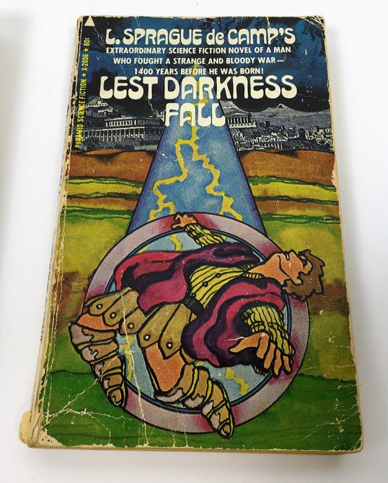 L. Sprague de Camp Collection: The Purple Pterodactlys, The Compleat Enchanter & Lest Darkness Fall; Conan the Liberator & Conan and the Spider God - Signed by L. Sprague de Camp [Photo 4]