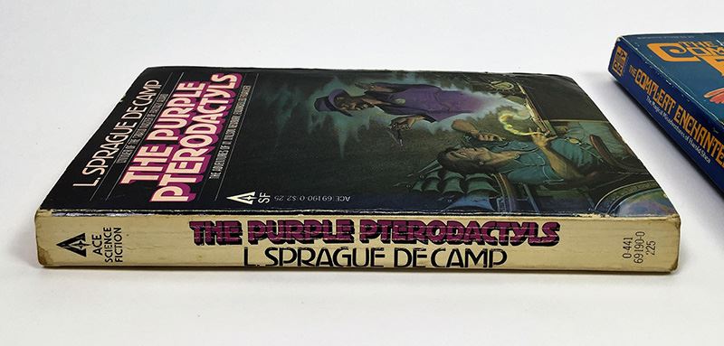 L. Sprague de Camp Collection: The Purple Pterodactlys, The Compleat Enchanter & Lest Darkness Fall; Conan the Liberator & Conan and the Spider God - Signed by L. Sprague de Camp [Photo 7]