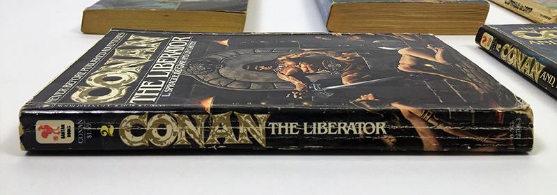 L. Sprague de Camp Collection: The Purple Pterodactlys, The Compleat Enchanter & Lest Darkness Fall; Conan the Liberator & Conan and the Spider God - Signed by L. Sprague de Camp [Photo 22]