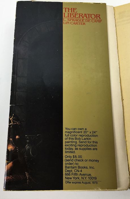 L. Sprague de Camp Collection: The Purple Pterodactlys, The Compleat Enchanter & Lest Darkness Fall; Conan the Liberator & Conan and the Spider God - Signed by L. Sprague de Camp [Photo 24]
