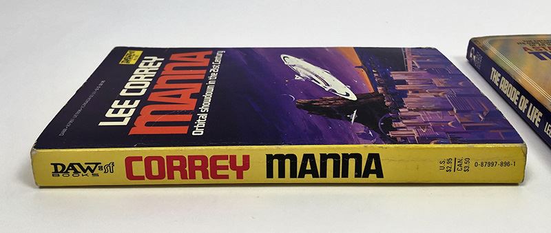 Lee Correy Collection: Manna, The Abode of LIfe (Star Trek), Shuttle Down & Space Doctor - Signed by Lee Correy (G. Harry Stine) [Photo 6]