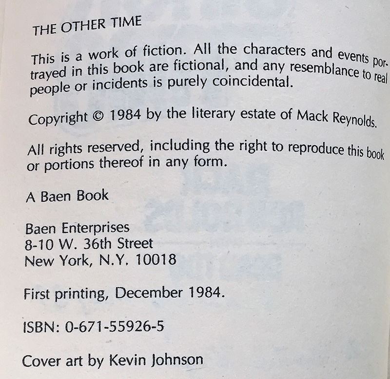 Mack Reynolds & Dean Ing Collection: Deathwish World, The Other Time & Trojan Orbit - Signed by Dean Ing [Photo 12]