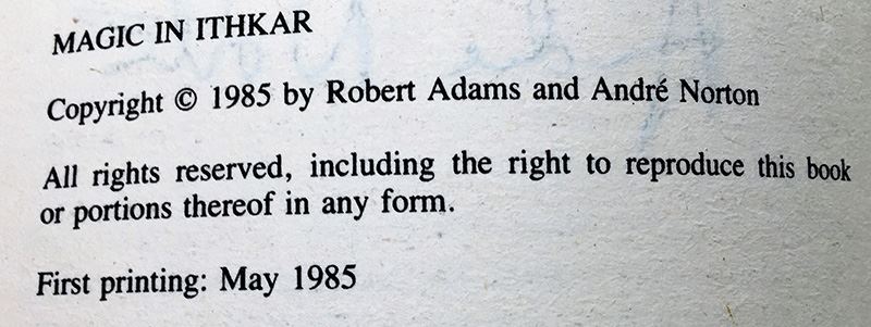 Andre Norton & Robert Adams: Magic in Ithkar (Book 1-4) - Multiple Signatures: Andre Norton, C.J. Cherryh, Jo Clayton, Susan Shwartz, Elizabeth Waters, George Alec Effinger, Brad Linaweaver, A.C. Crispin, Mercedes Lackey & Craig Shaw Gardner  [Photo 18]