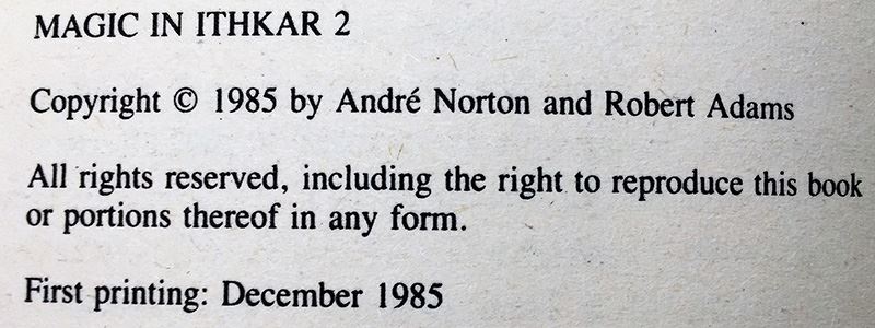 Andre Norton & Robert Adams: Magic in Ithkar (Book 1-4) - Multiple Signatures: Andre Norton, C.J. Cherryh, Jo Clayton, Susan Shwartz, Elizabeth Waters, George Alec Effinger, Brad Linaweaver, A.C. Crispin, Mercedes Lackey & Craig Shaw Gardner  [Photo 27]