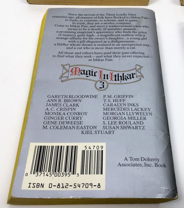 Andre Norton & Robert Adams: Magic in Ithkar (Book 1-4) - Multiple Signatures: Andre Norton, C.J. Cherryh, Jo Clayton, Susan Shwartz, Elizabeth Waters, George Alec Effinger, Brad Linaweaver, A.C. Crispin, Mercedes Lackey & Craig Shaw Gardner  [Photo 29]