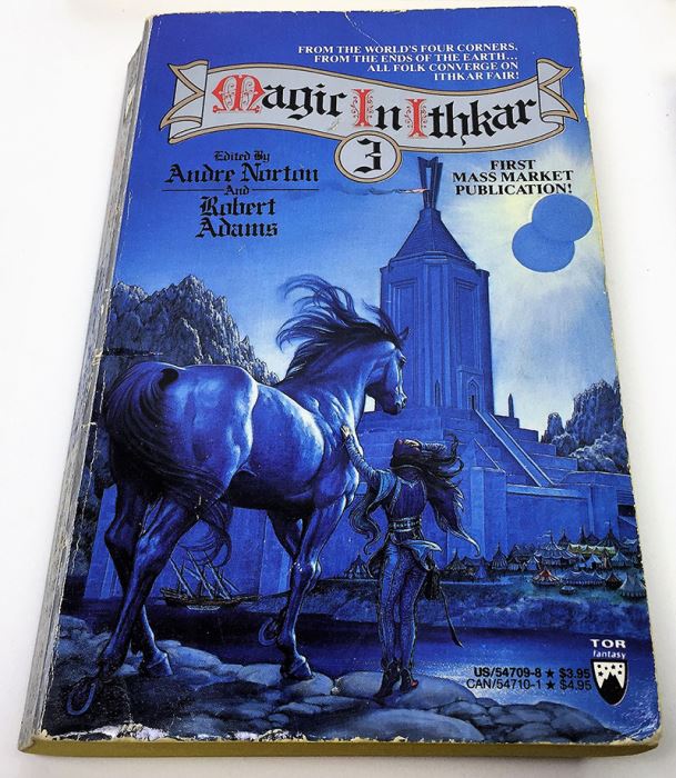 Andre Norton & Robert Adams: Magic in Ithkar (Book 1-4) - Multiple Signatures: Andre Norton, C.J. Cherryh, Jo Clayton, Susan Shwartz, Elizabeth Waters, George Alec Effinger, Brad Linaweaver, A.C. Crispin, Mercedes Lackey & Craig Shaw Gardner  [Photo 4]