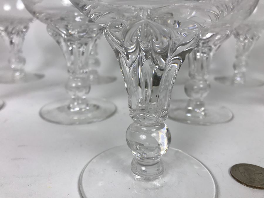 (13) Crystal Stemware Glasses 4 3/4” [Photo 6]