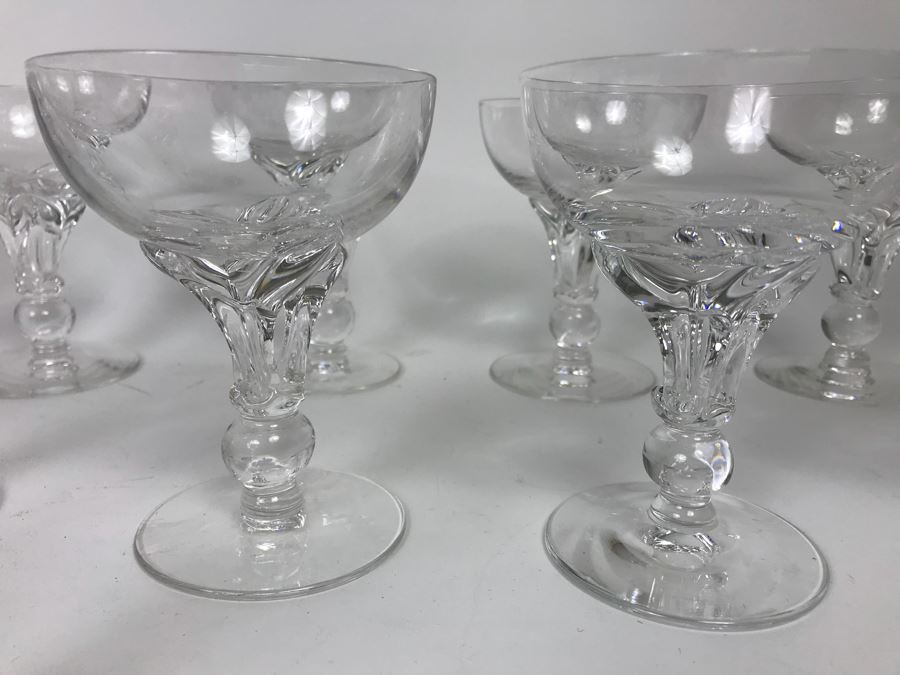 (13) Crystal Stemware Glasses 4 3/4” [Photo 7]