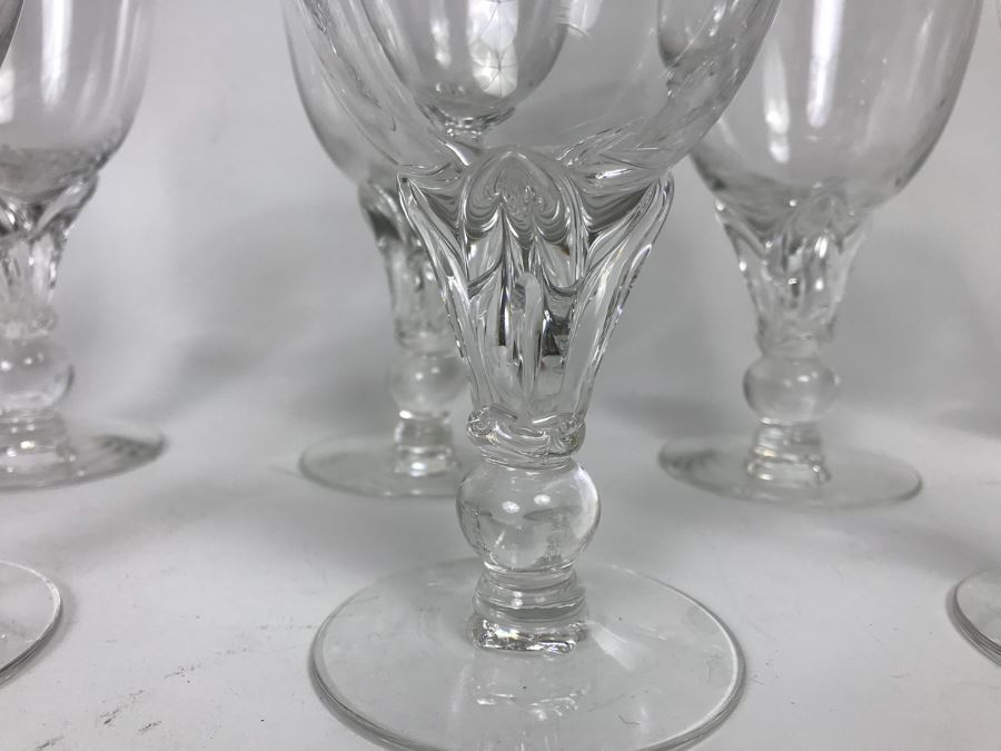 (9) Crystal Stemware Glasses 6' [Photo 5]