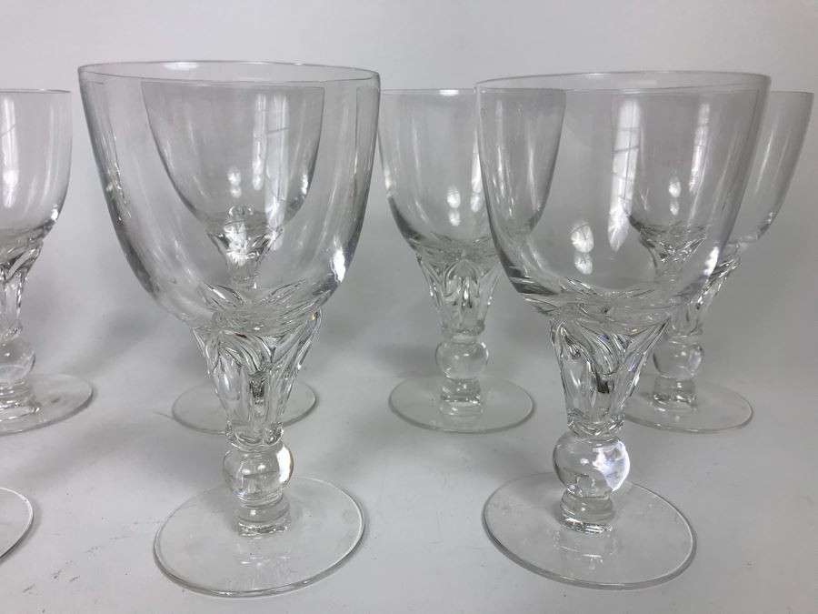(9) Crystal Stemware Glasses 6' [Photo 6]