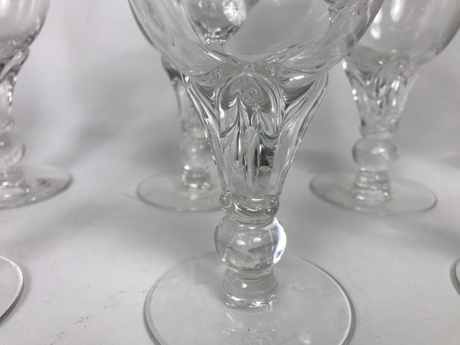 (9) Crystal Stemware Glasses 6' [Photo 4]