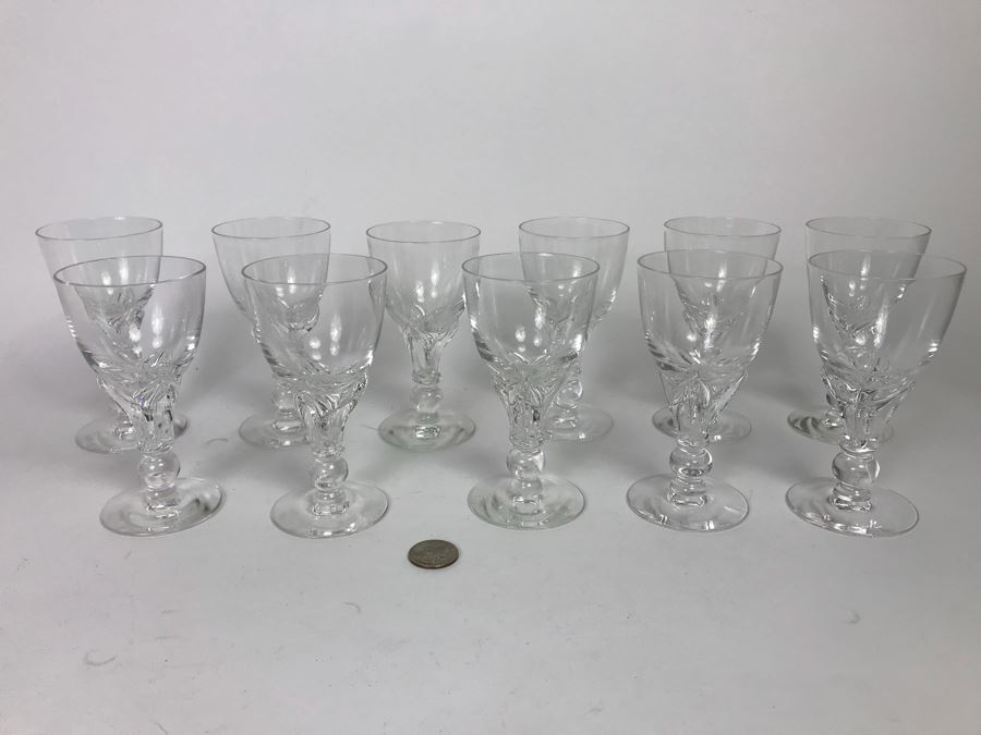 (11) Crystal Stemware Glasses 5' [Photo 2]