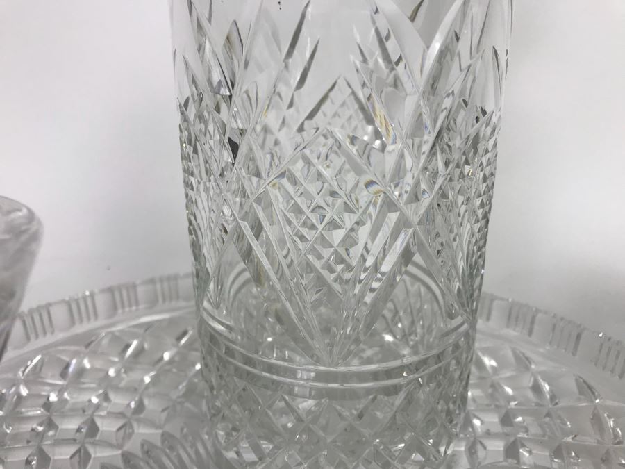 Crystal Lot With Decanter And Galway Irish Crystal [Photo 9]