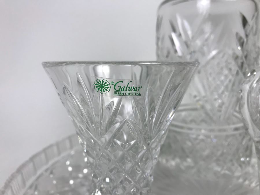 Crystal Lot With Decanter And Galway Irish Crystal [Photo 5]