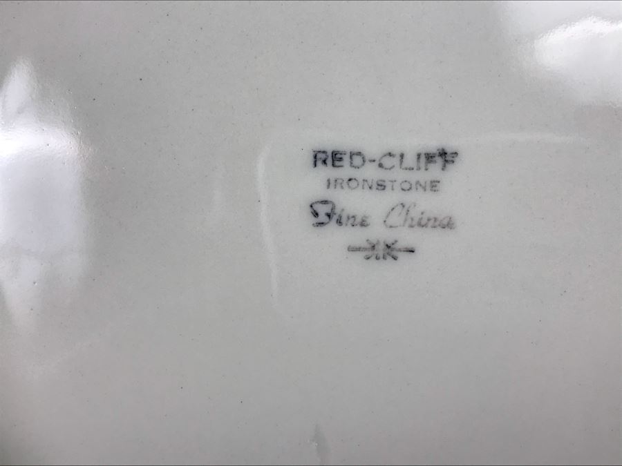 Red-Cliff Ironstone Fine China Soup Tureen With Ladle [Photo 8]