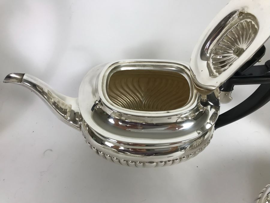 (6) Piece English Silverplate (2) Coffee Pots, Teapot, Creamer And Sugar [Photo 15]