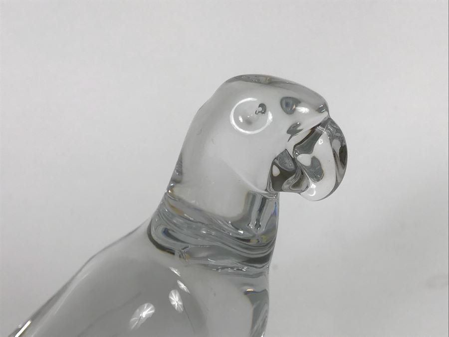 Baccarat France Crystal Parrot Figurine [Photo 3]