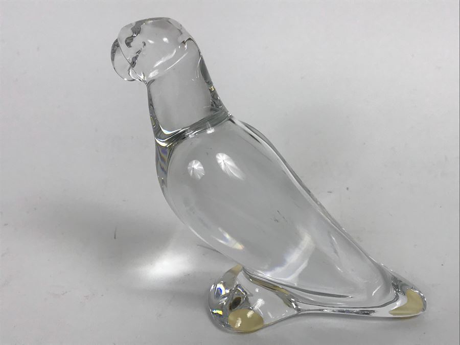Baccarat France Crystal Parrot Figurine [Photo 6]