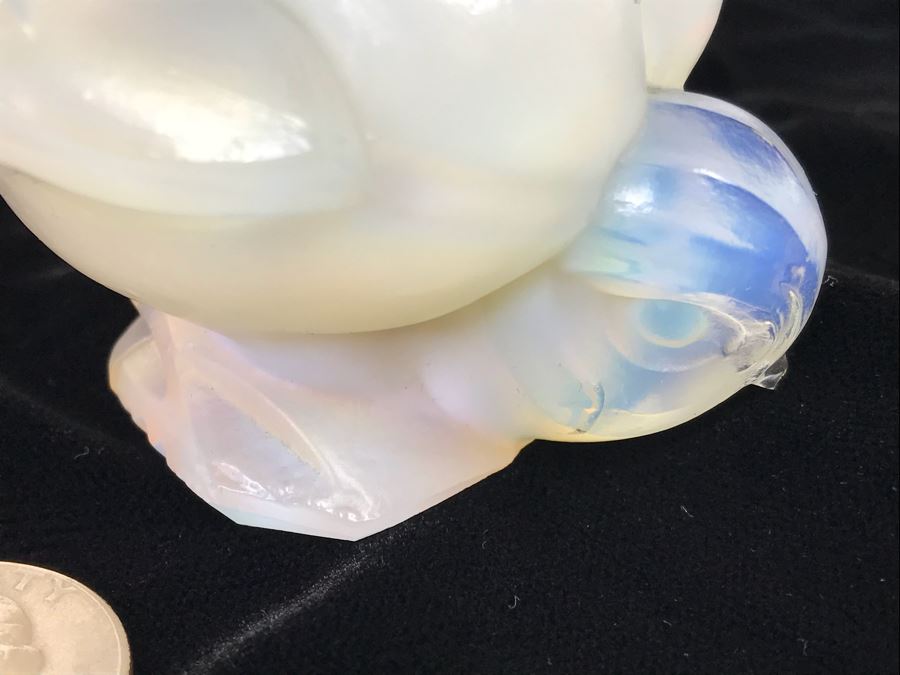 Sabino Paris Opalescent Art Glass Bird Signed 'Sabino Paris' [Photo 6]