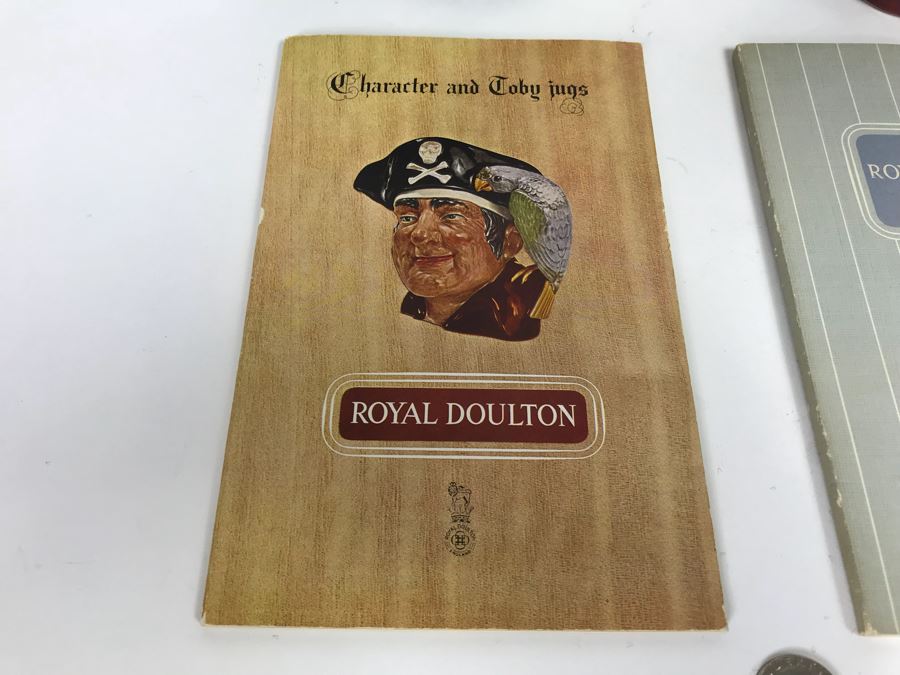 Vintage Royal Doulton Toby Mugs Of Simon Cellarer And The Cardinal And Pair Of Royal Doulton Books On Figurines And Character And Toby Jugs [Photo 10]