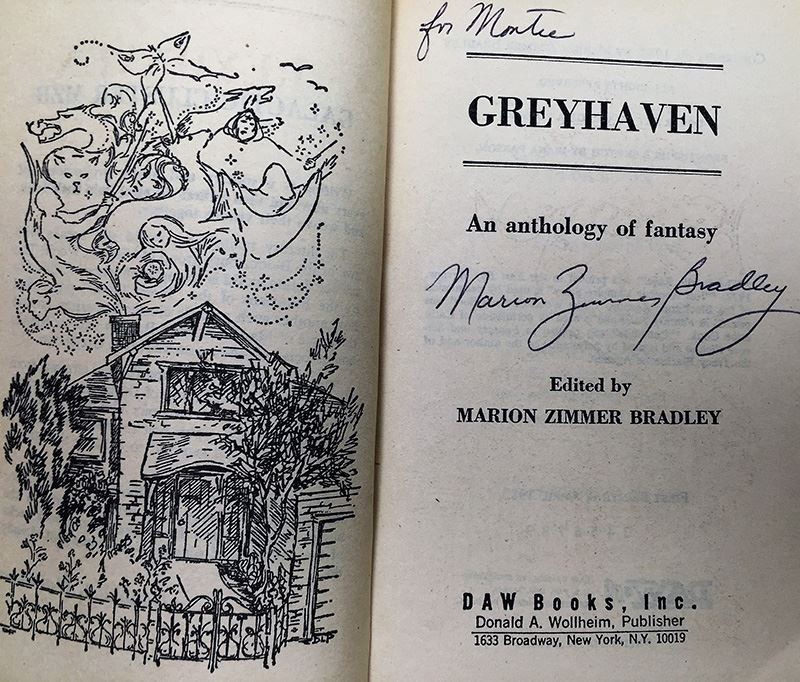 Marion Zimmer Bradley Collection: Friends of Darkover Series: Free Amazons of Darkover & The Keeper's Price; Greyhaven: An Anthology of Fantasy - Multiple Signatures: Marion Zimmer Bradley, Diana L. Paxson, Elizabeth Waters, Mercedes Lackey, etc. [Photo 33]