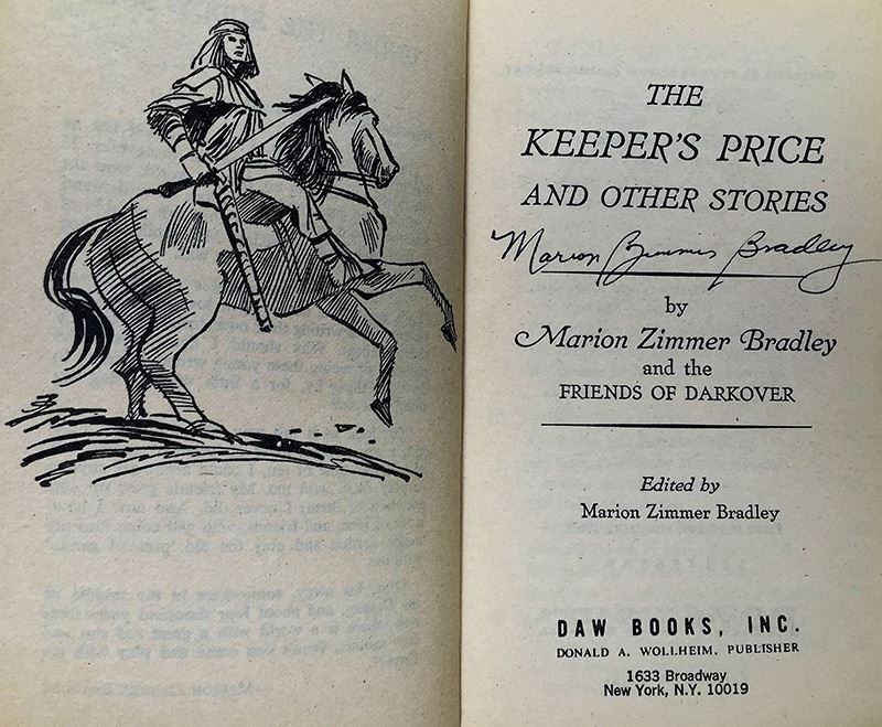 Marion Zimmer Bradley Collection: Friends of Darkover Series: Free Amazons of Darkover & The Keeper's Price; Greyhaven: An Anthology of Fantasy - Multiple Signatures: Marion Zimmer Bradley, Diana L. Paxson, Elizabeth Waters, Mercedes Lackey, etc. [Photo 20]