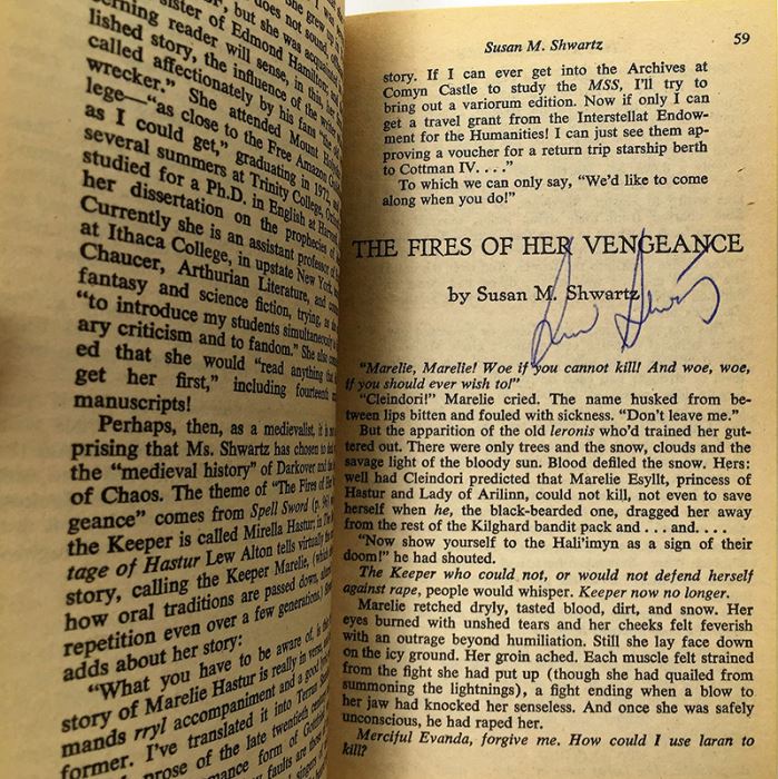 Marion Zimmer Bradley Collection: Friends of Darkover Series: Free Amazons of Darkover & The Keeper's Price; Greyhaven: An Anthology of Fantasy - Multiple Signatures: Marion Zimmer Bradley, Diana L. Paxson, Elizabeth Waters, Mercedes Lackey, etc. [Photo 26]